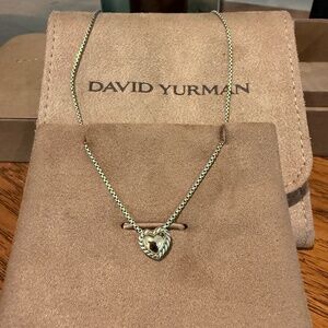 David Yurman Cookie Classic heart necklace